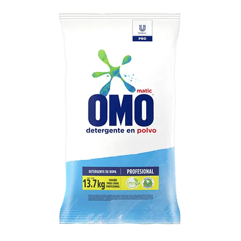Omo Detergente de Ropa en Polvo 13.7 Kg Matic 