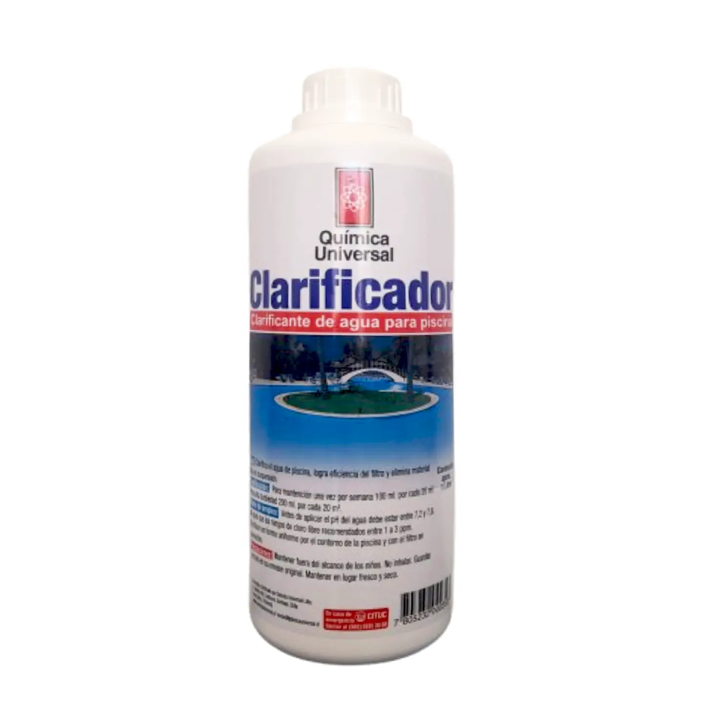 Clarificador de Piscinas - Química Universal - 1 Lt - Coagulante Líquido de Alta Eficacia para un Agua Cristalina 1