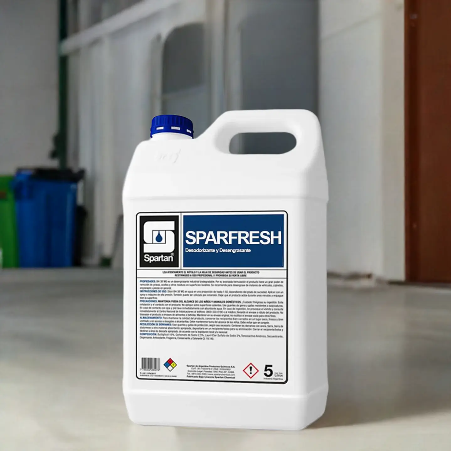 Desodorizante y Desengrasante Industrial SPARFRESH – Spartan – 5 kg 2
