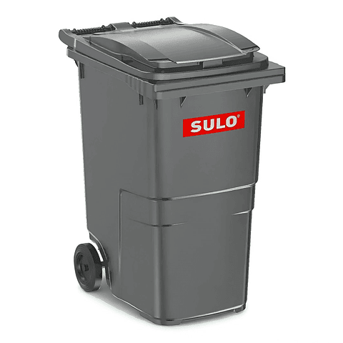 Contenedor de Basura 360 Litros CITYBAC Sulo - Color Gris Claro, 2 Ruedas, Carga 160 kg