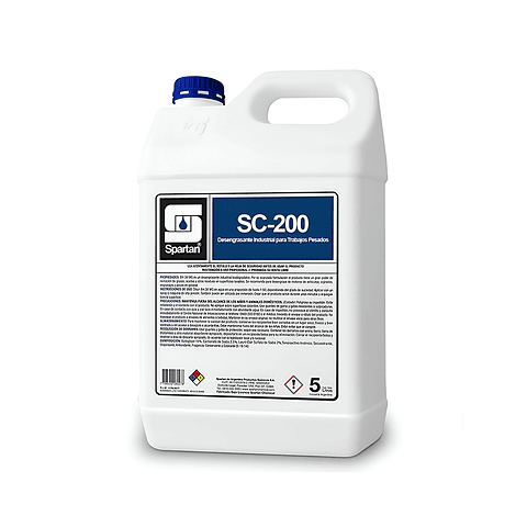 Desengrasante Industrial SC-200 5Kg | Ultra Potencia Descarbonizante