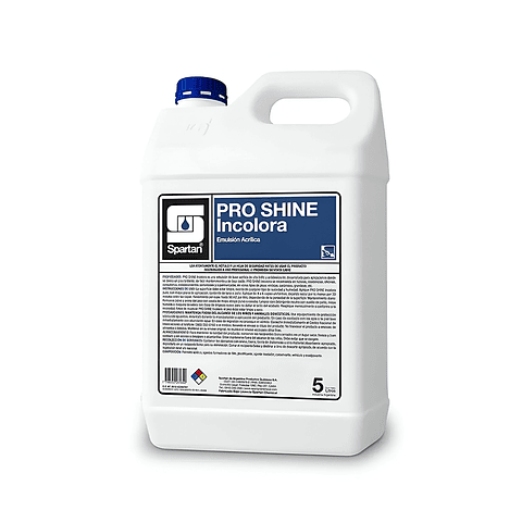 Cera Acrílica Proshine 5L: Brillo Espejo y Máxima Resistencia para Pisos de Alto Tráfico
