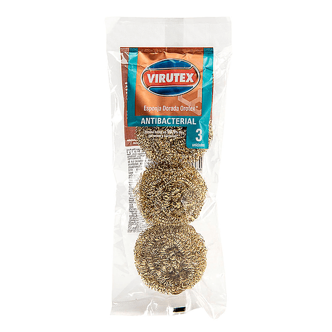 Esponja Dorada Orotex Pack 3 Unidades Virutex