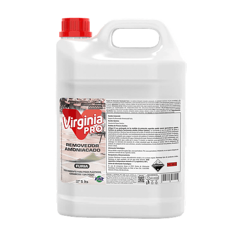 Detergente Amoniacado Furia 5L | Removedor de Ceras y Grasa Pesada