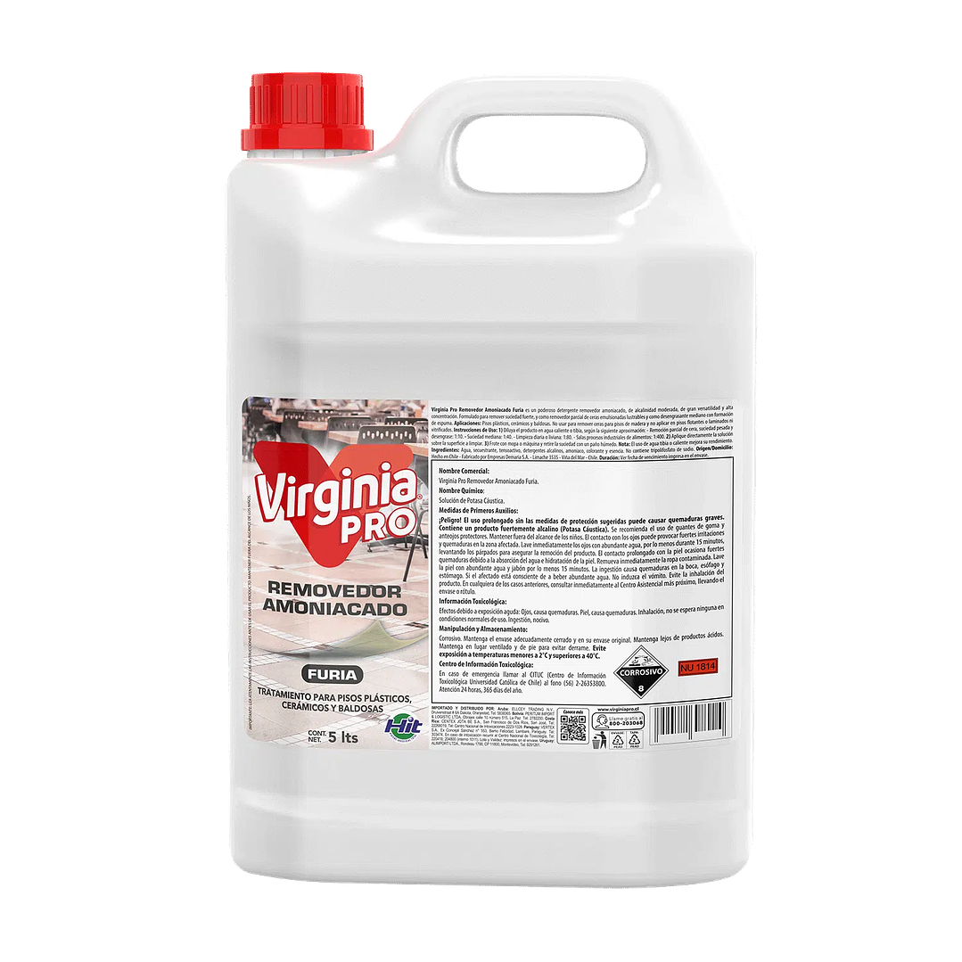 Removedor Amoniacado Furia 5 Lts 1