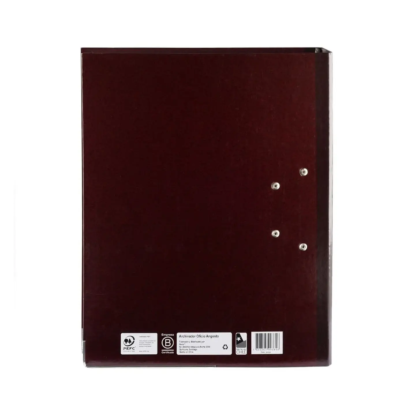 AUCA - Archivador Oficio Lomo Angosto 6.0 cm Eco - 35.0 x 28.2 cm, Organizador 3