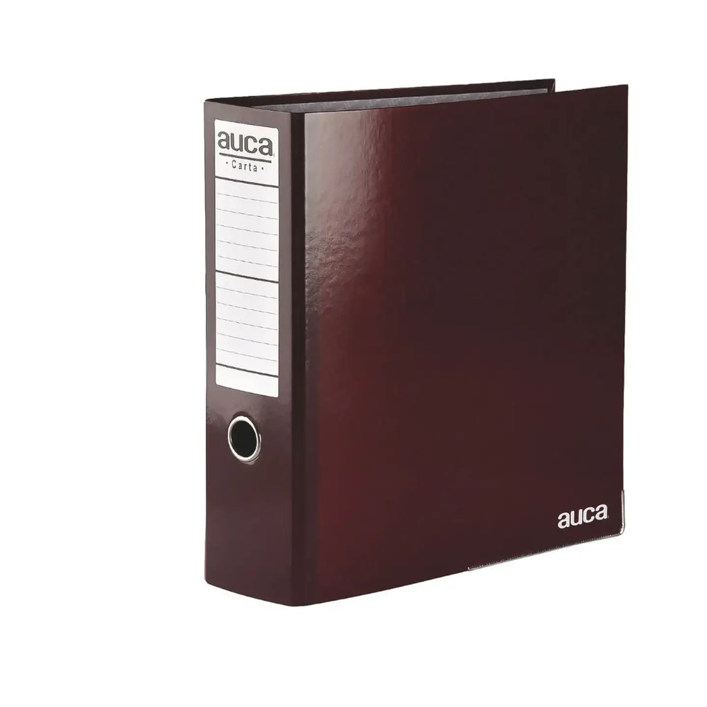 AUCA - Archivador Carta de Lomo Ancho 8.2 cm, Color Burdeo - Capacidad 500 Hojas 1