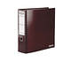 AUCA - Archivador Carta de Lomo Ancho 8.2 cm, Color Burdeo - Capacidad 500 Hojas
