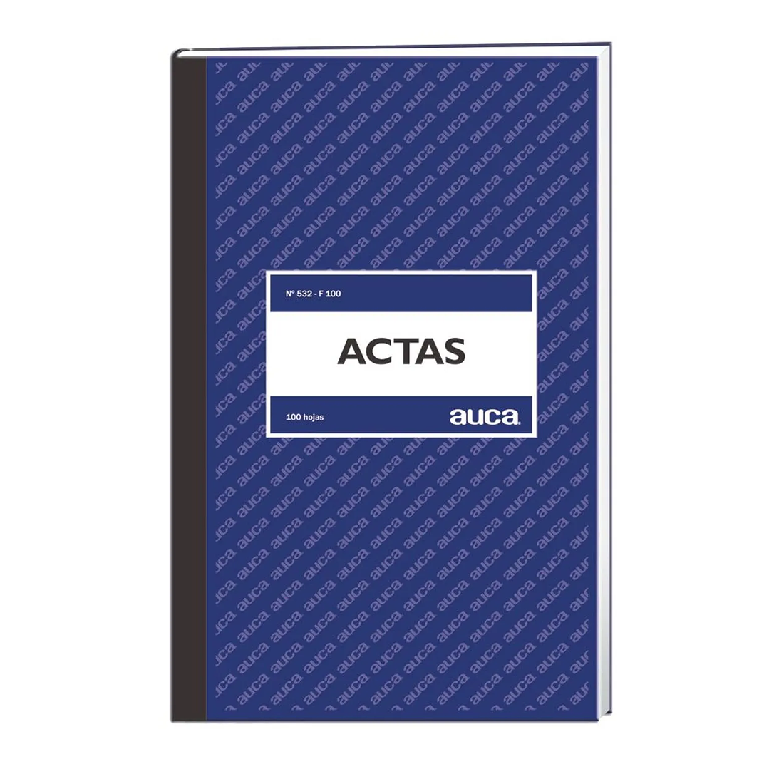 Libro de Actas 100 Hojas Composición Auca 1