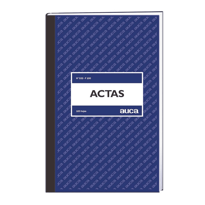 Libro de Actas 100 Hojas Composición Auca 1