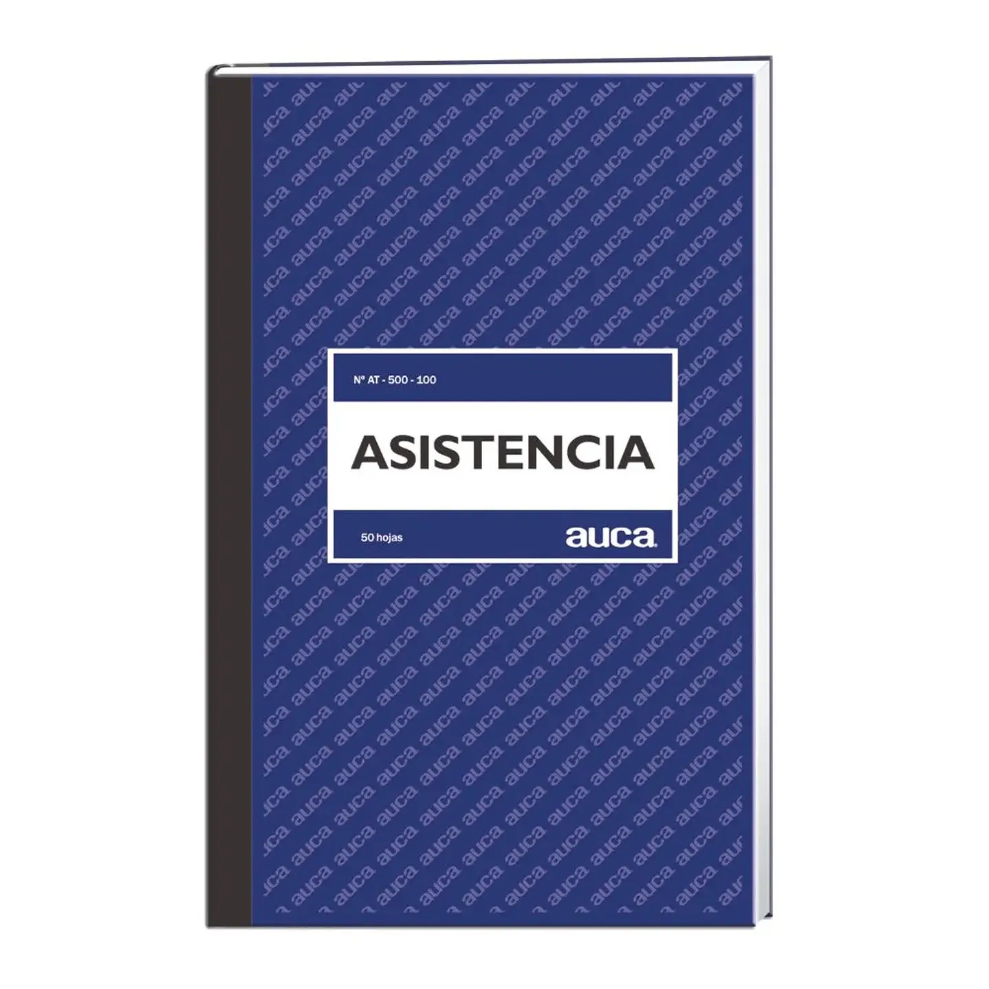 AUCA - Libro de Asistencia de Personal de 50 Hojas, Tapa Flexible - 32.0 x 21.0 cm 1