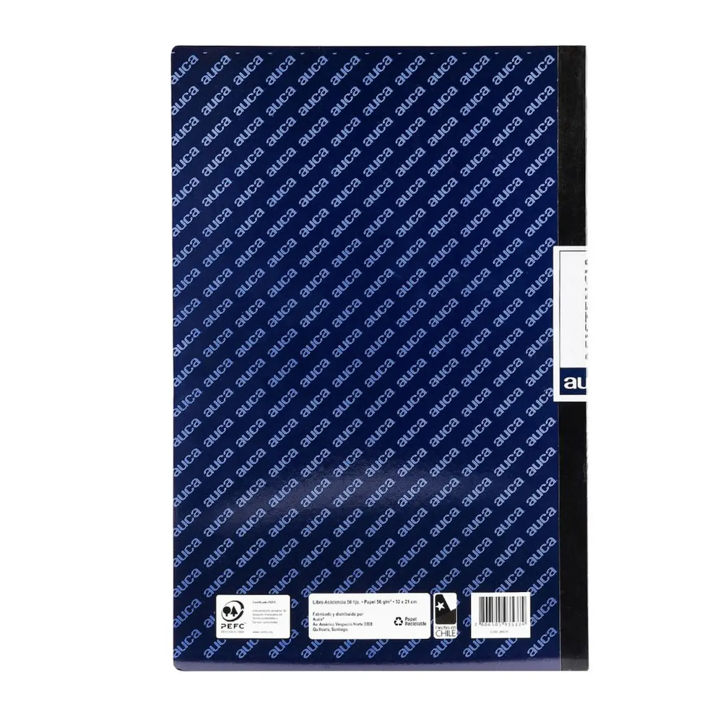 AUCA - Libro de Asistencia de Personal de 50 Hojas, Tapa Flexible - 32.0 x 21.0 cm 2