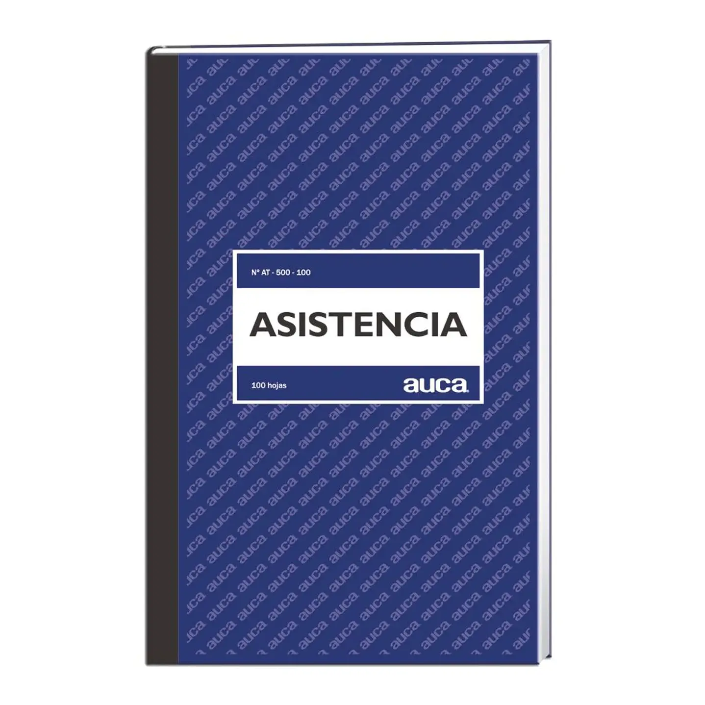 AUCA - Libro de Asistencia de Personal de 100 Hojas, Tapa Flexible - 32.0 x 21.0 cm 1