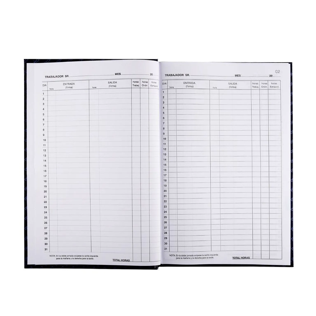 Libro de Asistencia 200 Hojas Auca 3