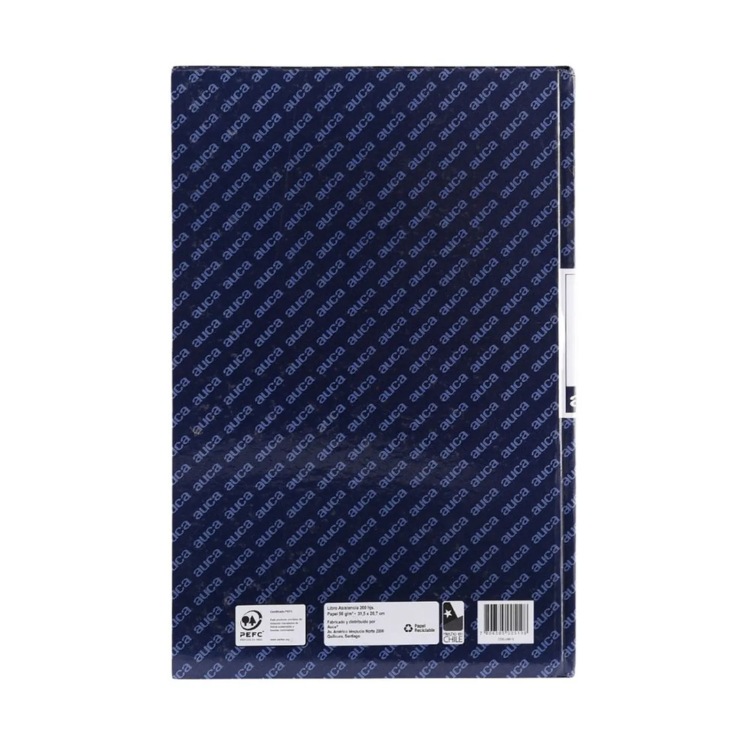 Libro de Asistencia 200 Hojas Auca 2