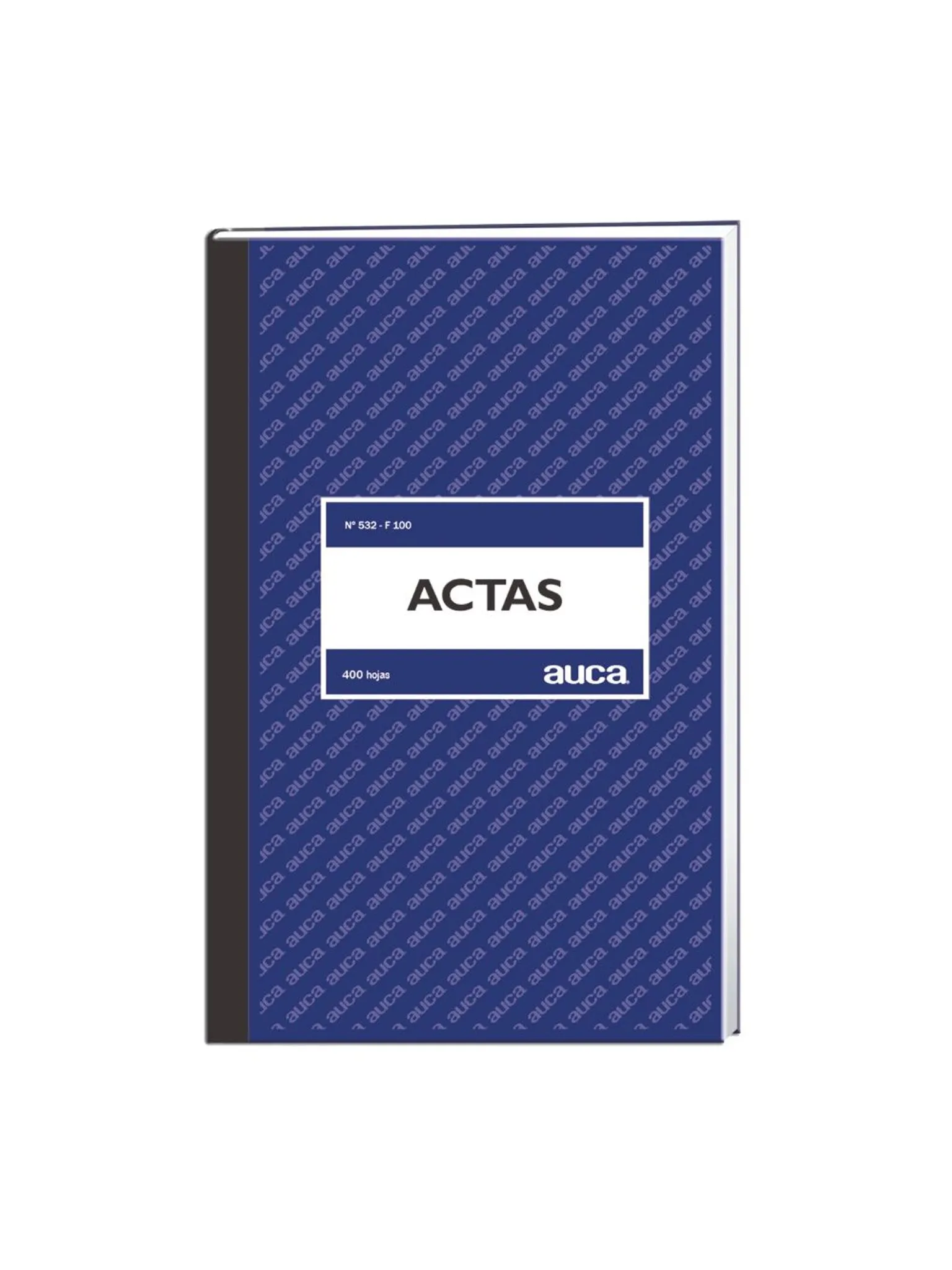 Libro de Actas Empastado de 400 Hojas, Foliado