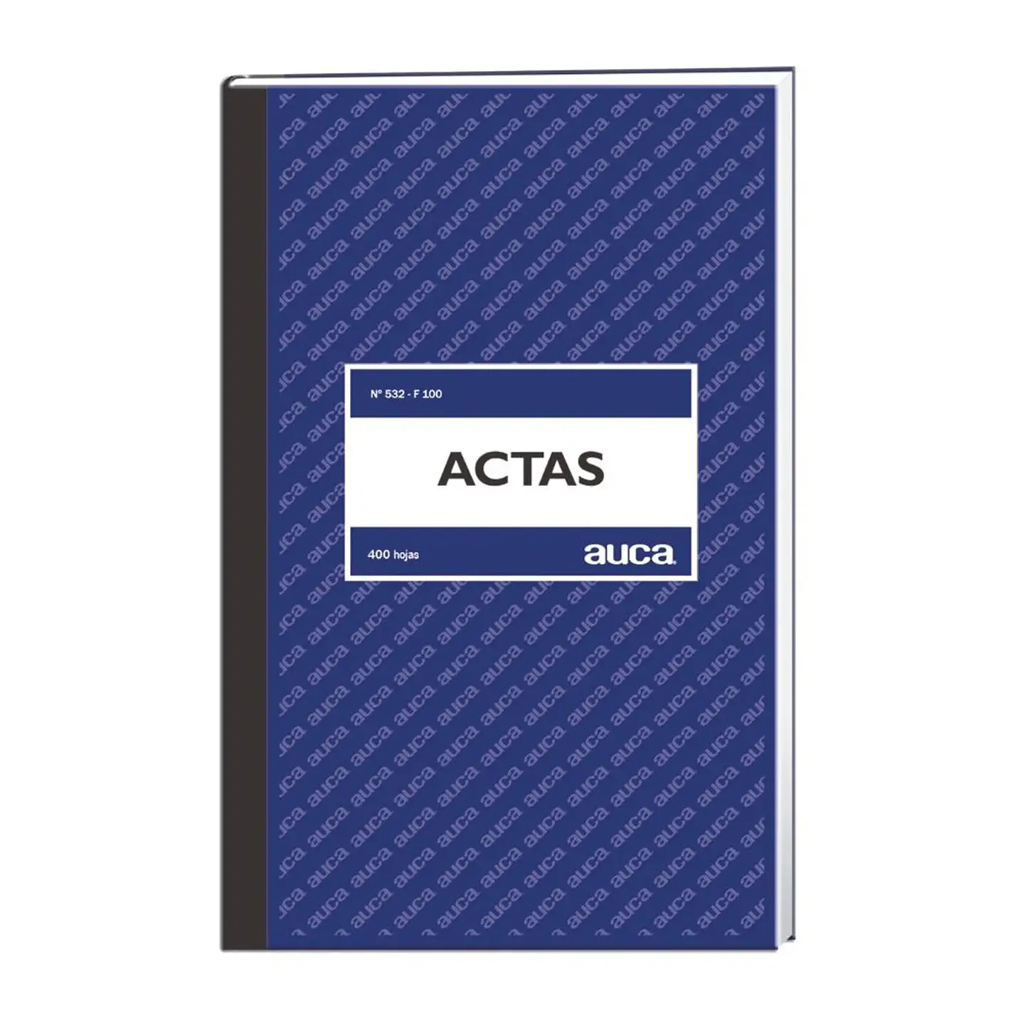 AUCA - Libro de Actas Empastado de 400 Hojas, Foliado - Registro Administrativo 1