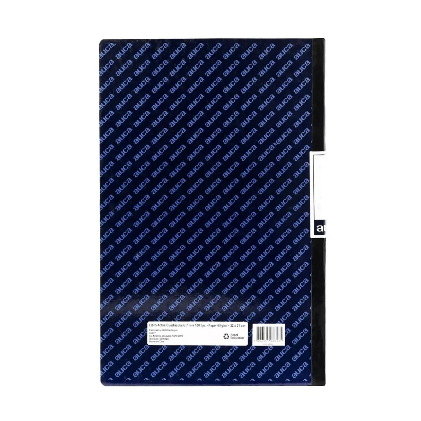 AUCA - Libro de Actas Cuadriculado de 100 Hojas, Foliado - Tapa Flexible - 32.0 x 20.8 cm 2