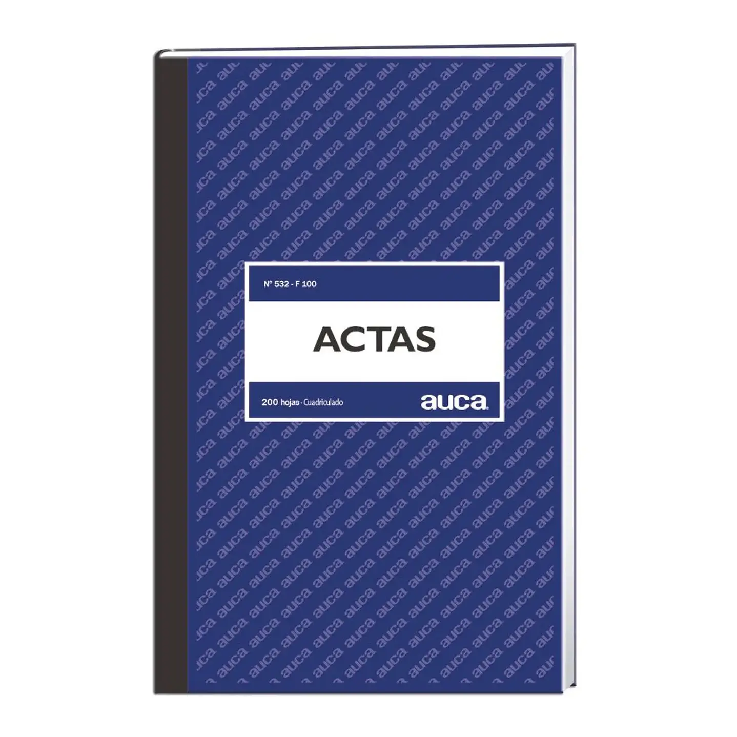 AUCA - Libro de Actas Cuadriculado de 200 Hojas, Foliado y Empastado - Registro Técnico 1