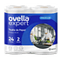 Toallas de Papel Doble Hoja Ovella 2 Rollos de 24 Metros