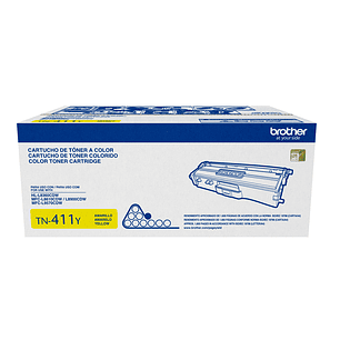 Tóner Original Brother TN411Y Amarillo Estándar - 1.800 Páginas