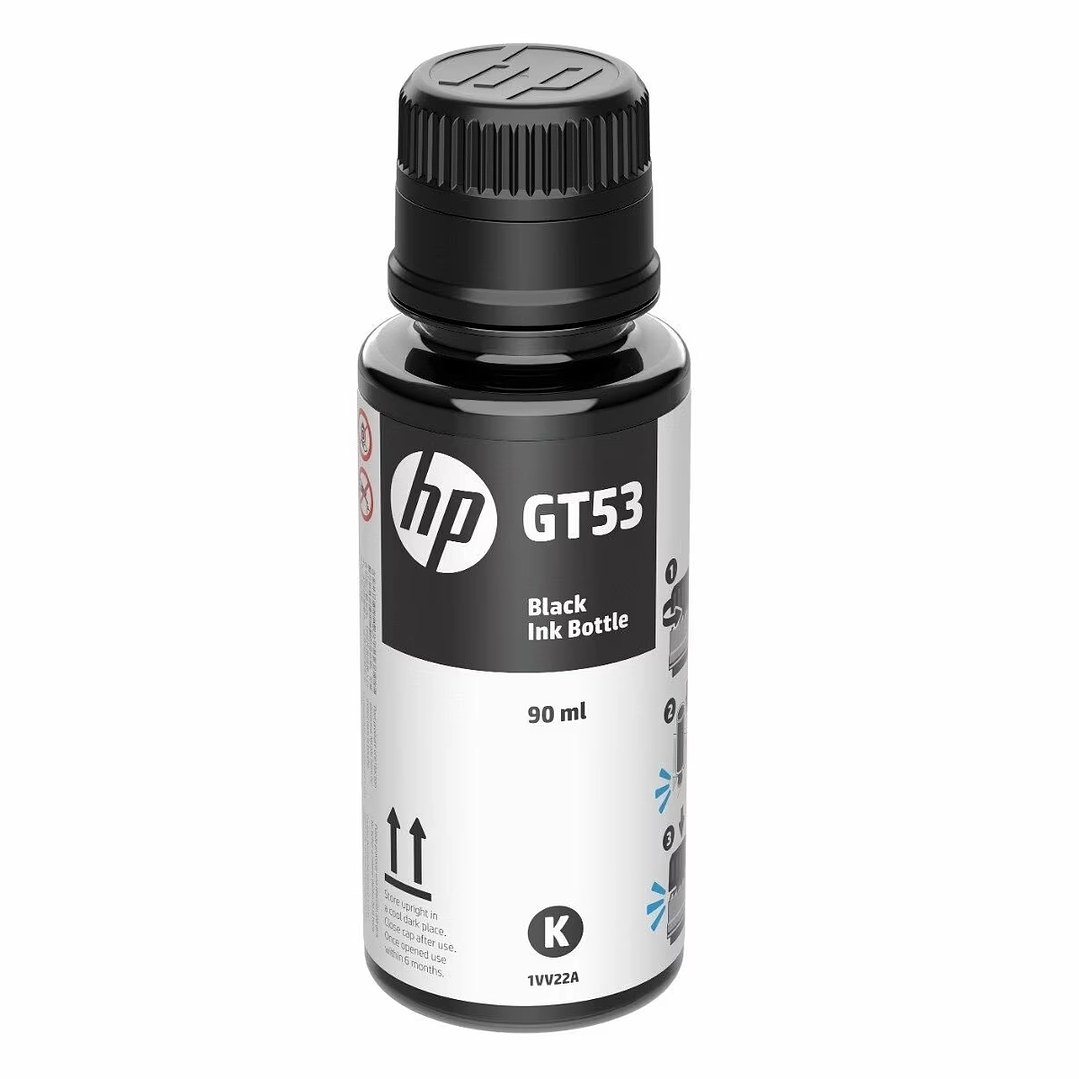 Botella de Tinta Negra HP GT53 Original (1VV22AL) 2
