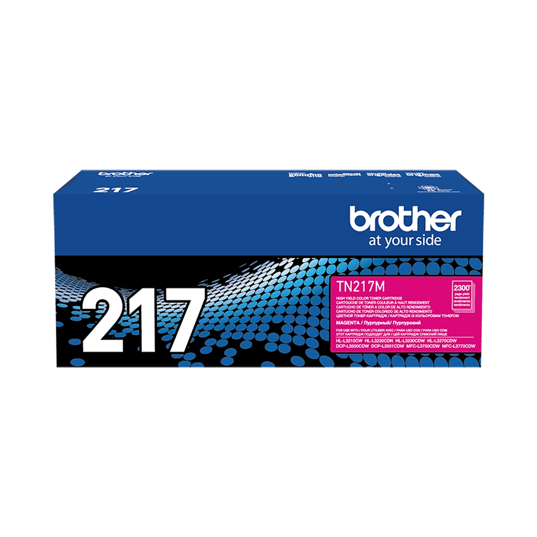 Tóner Original Brother TN217M Magenta - Alto Rendimiento (2.300 Páginas) 1