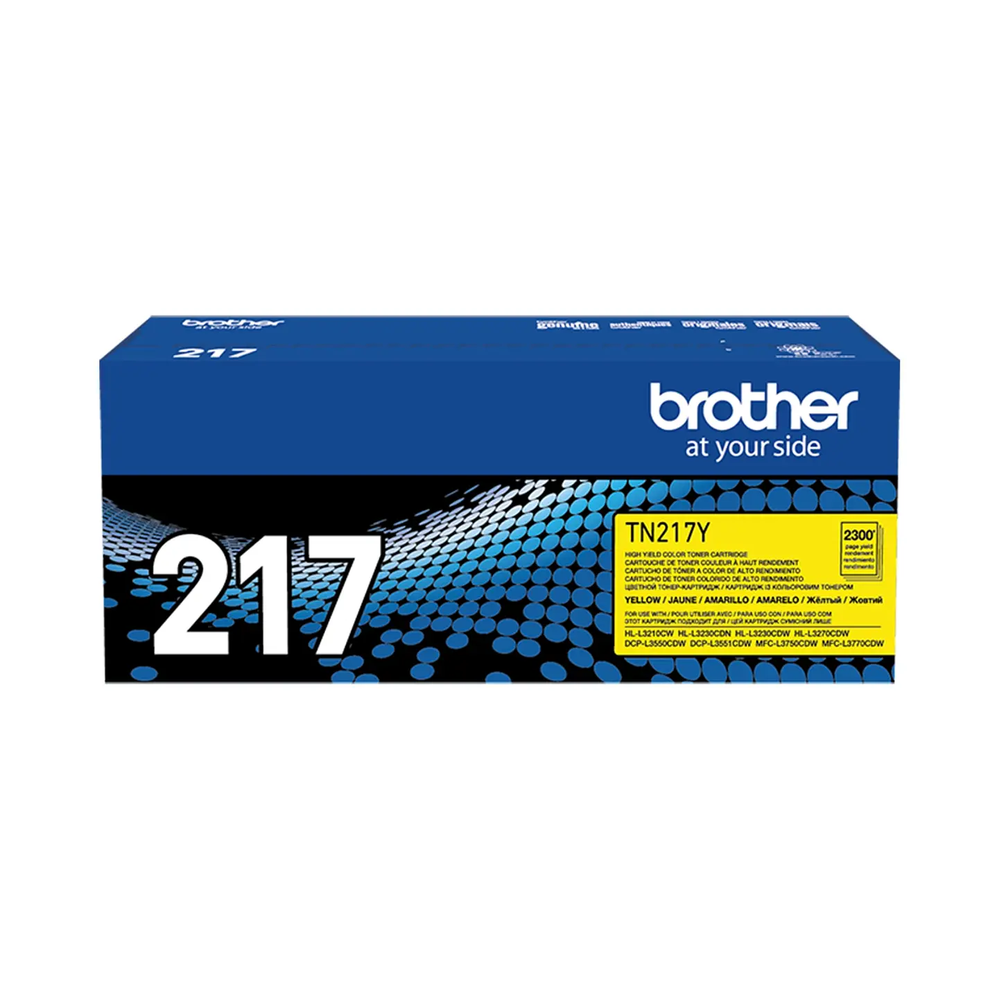 Tóner Original Brother TN‑217Y Amarillo – 2.300 Páginas 1