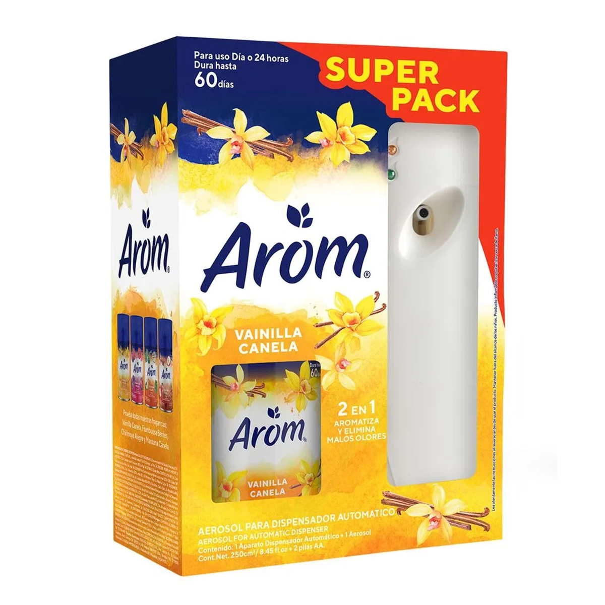 Difusor de aromas automático Arom kit completo con repuesto y pilas