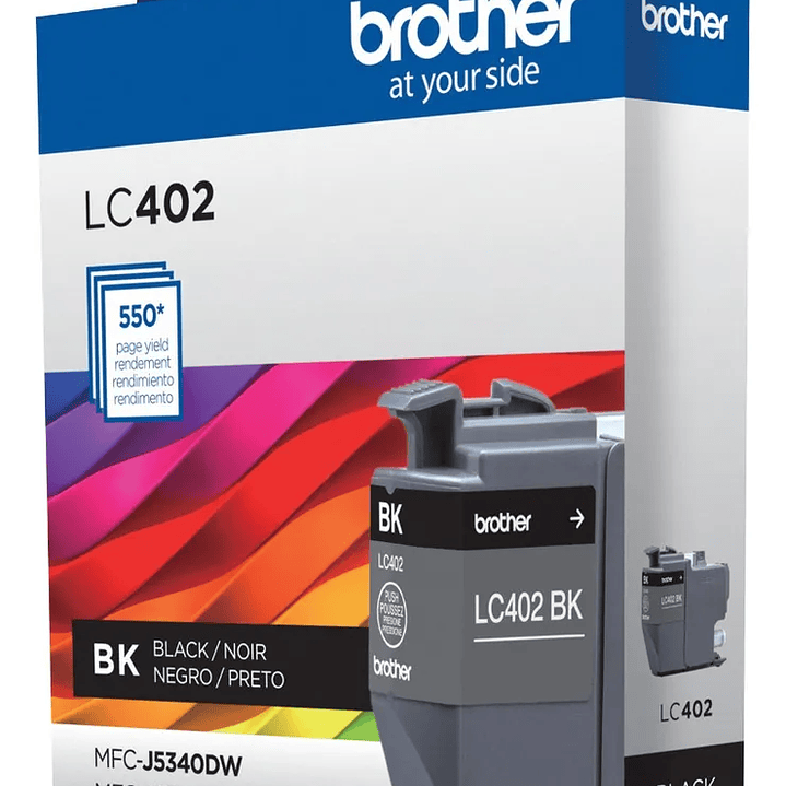 Tinta Brother Original LC402BKS Negro 4