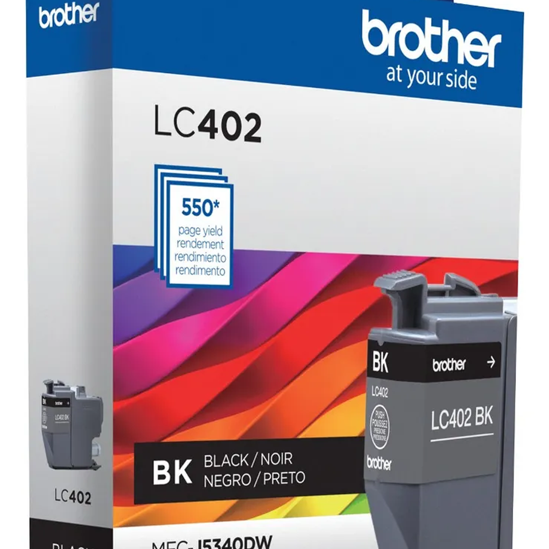Tinta Brother Original LC402BKS Negro 5