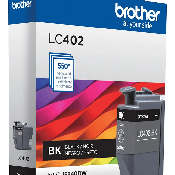 Tinta Brother Original LC402BKS Negro 5