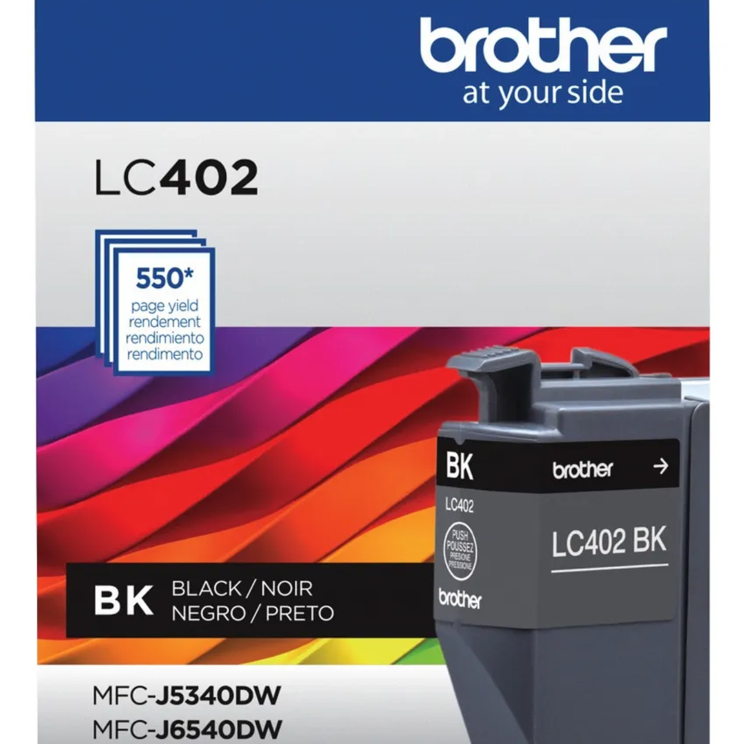 Tinta Brother Original LC402BKS Negro 3