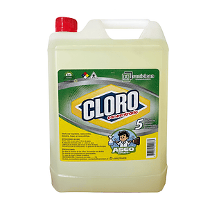 Cloro Concentrado Saniclean 5 Lts