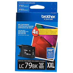 Cartucho de Tinta Original Brother LC-79BK Negro - Súper Alto Rendimiento - 2.400 Páginas
