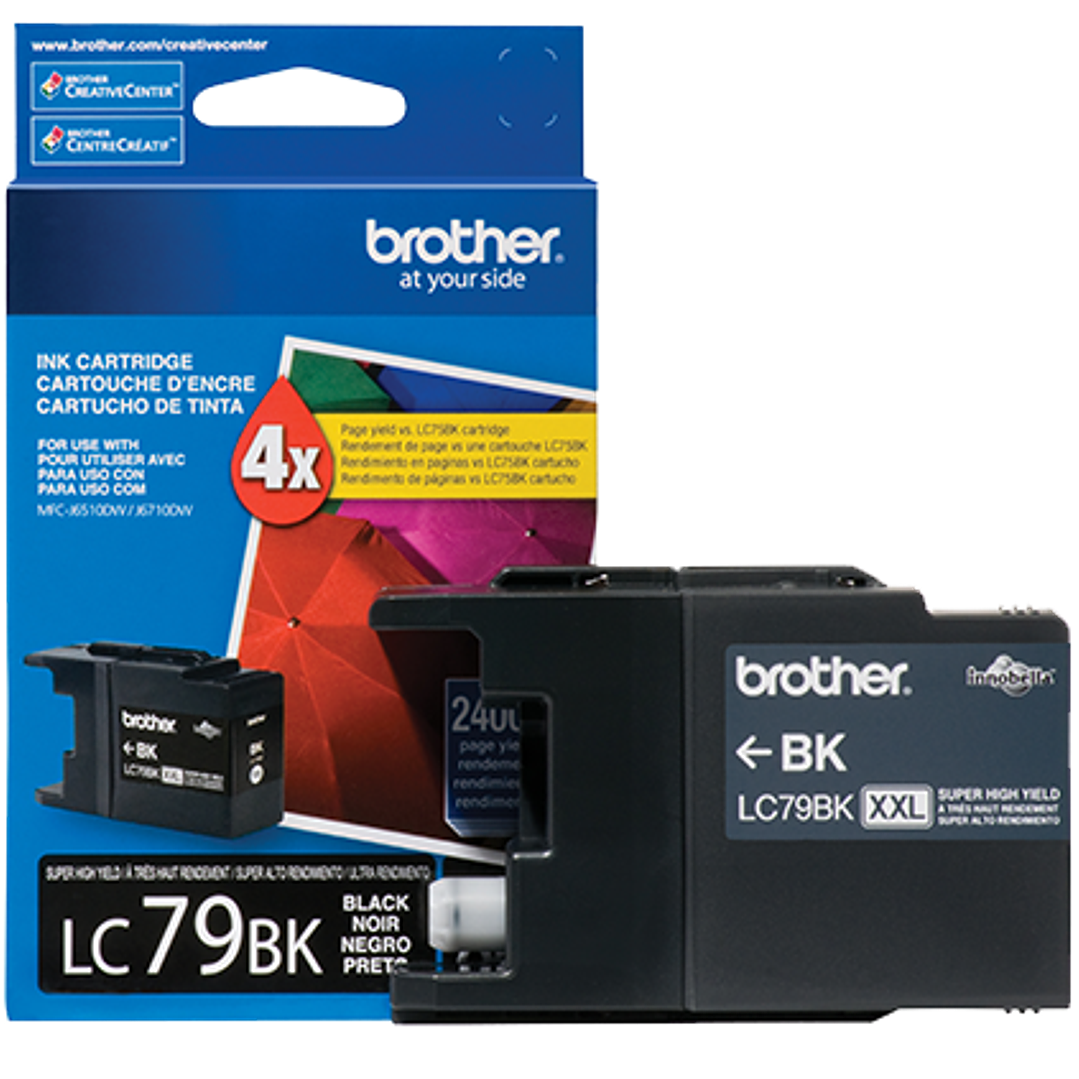 Cartucho de Tinta Original Brother LC-79BK Negro - Súper Alto Rendimiento - 2.400 Páginas 2