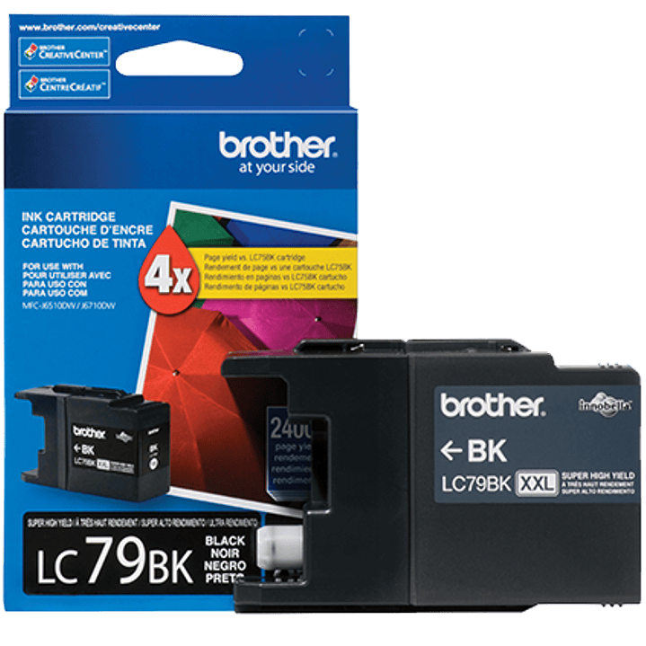 Cartucho de Tinta Original Brother LC-79BK Negro - Súper Alto Rendimiento - 2.400 Páginas 2