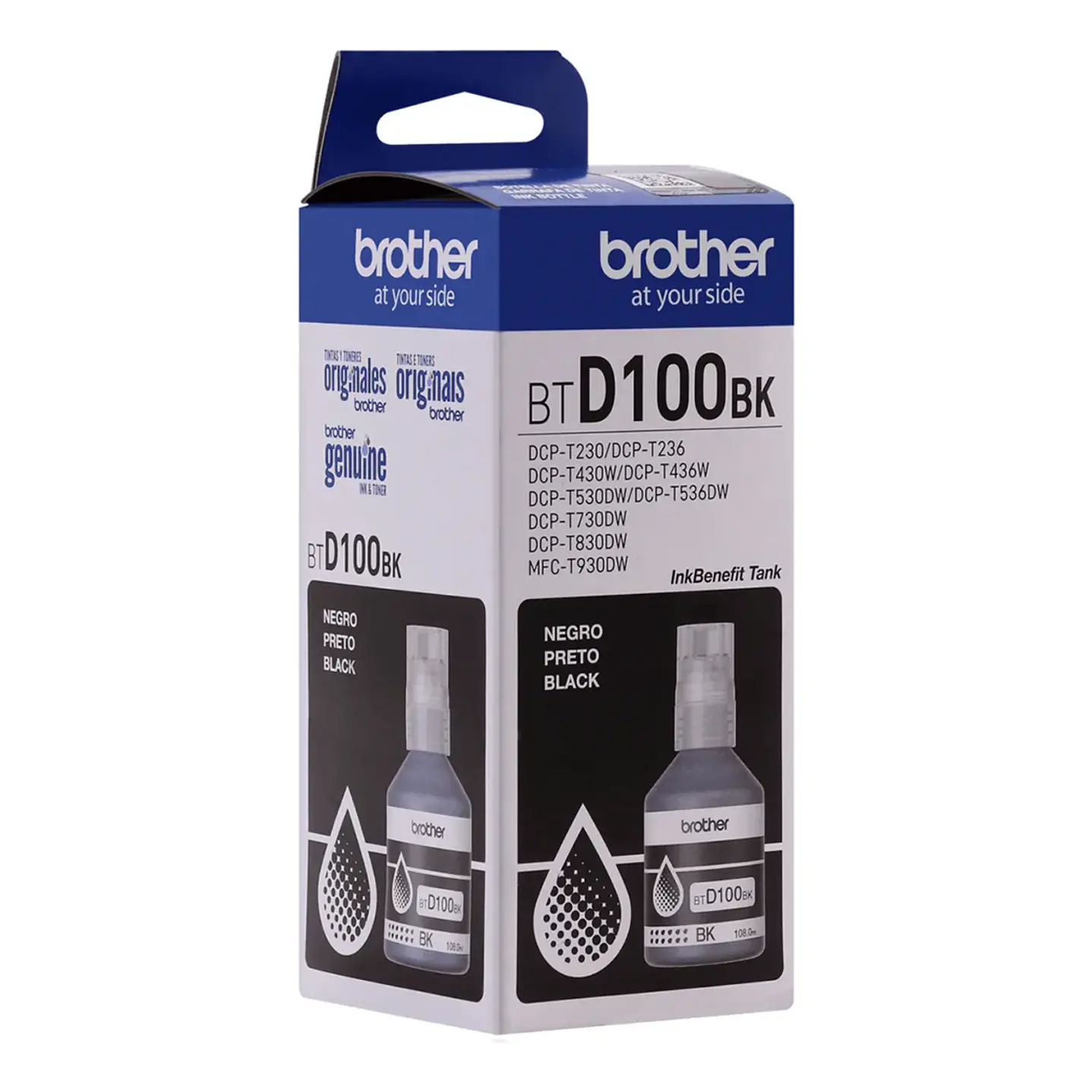Botella de Tinta Original Brother BTD100BK Negro - Ultra Alto Rendimiento - 7.500 Páginas 4