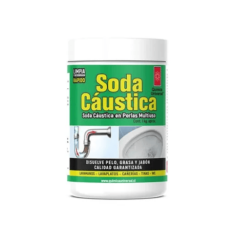 Soda Cáustica Profesional 1 Kg Química Universal 