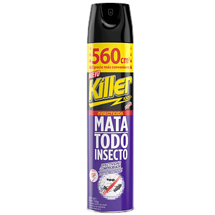 Killer 1000 - Insecticida Mata Todo Insecto (Moscas, Arañas, Hormigas), 560cc