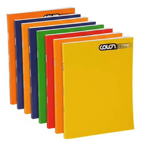 Pack 10 Cuadernos College Colon - 100 Hojas Pauta 7mm