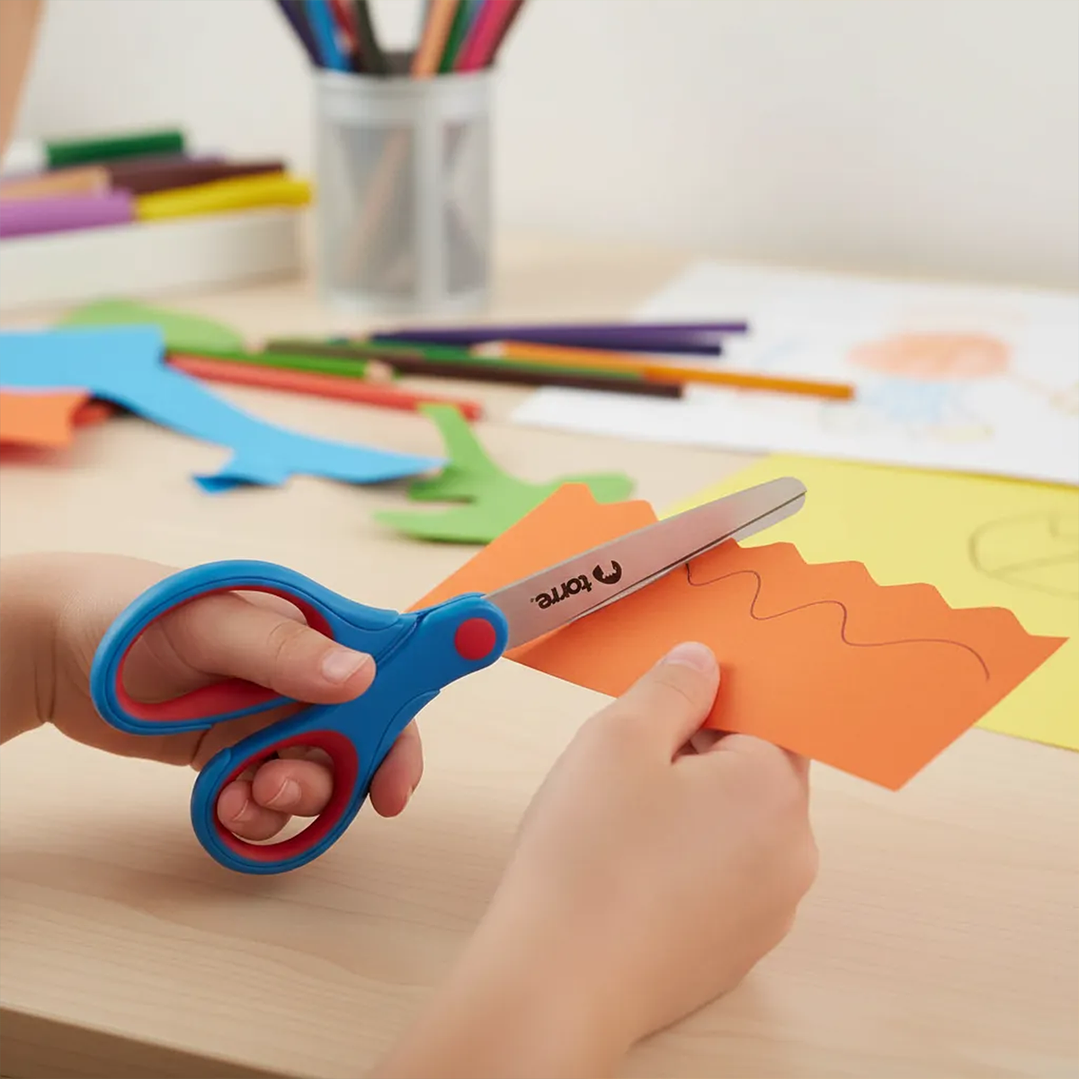 Tijera Escolar Torre Soft Grip 5,5