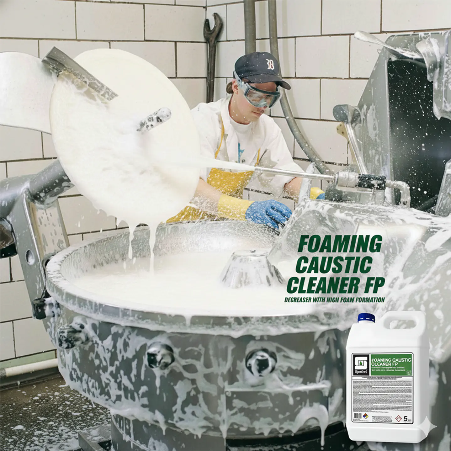 Desengrasante Cáustico Espumante Foaming Caustic Cleaner – 5 kg 2