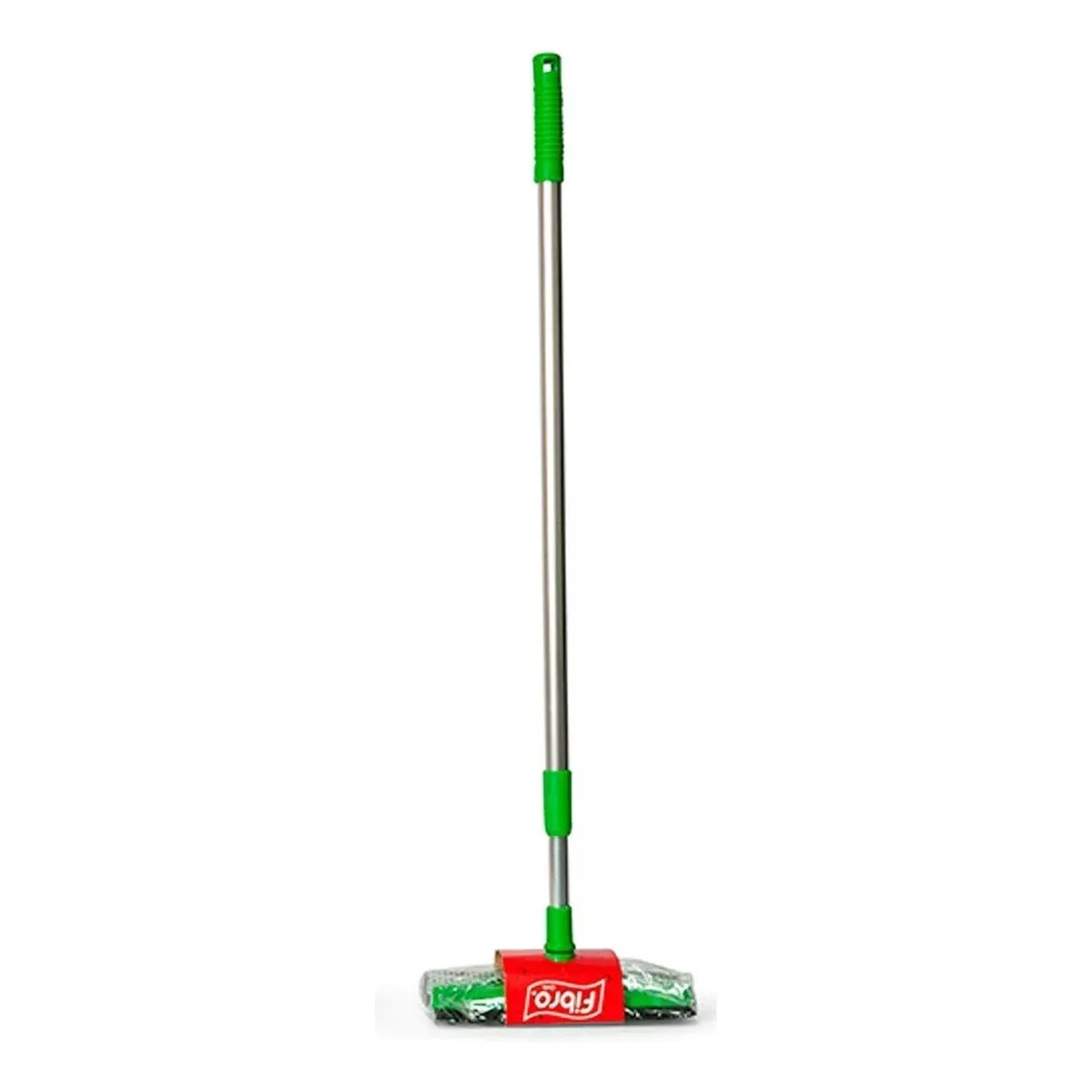 Limpiavidrios Extensible de 120 cm con Cabezal Doble (Esponja y Goma)