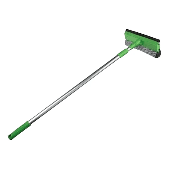 Fibro - Limpiavidrios Extensible de 120 cm con Cabezal Doble (Esponja y Goma) 2