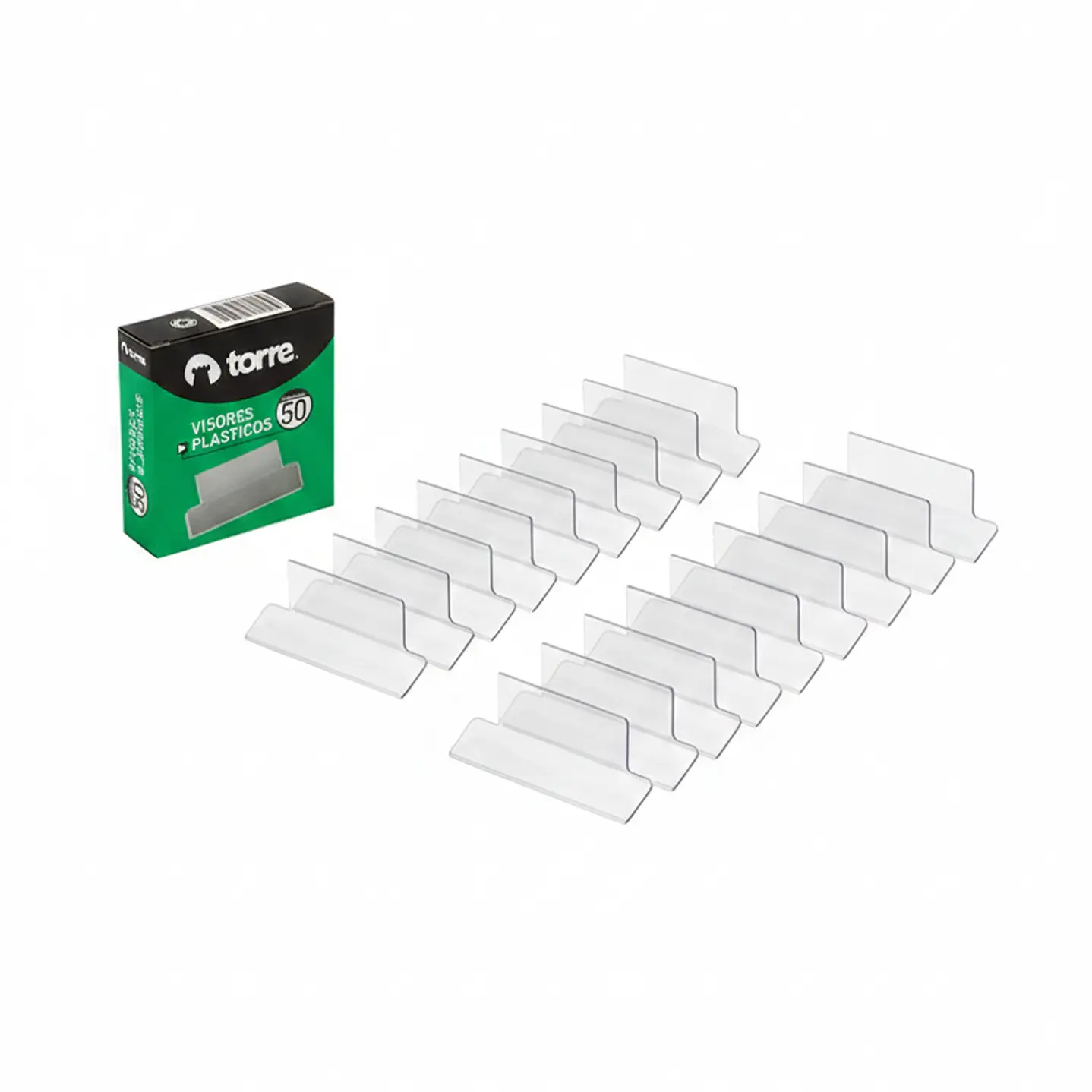 Visores Plásticos para Carpetas Colgantes Torre | Pack 50 Unid. 2