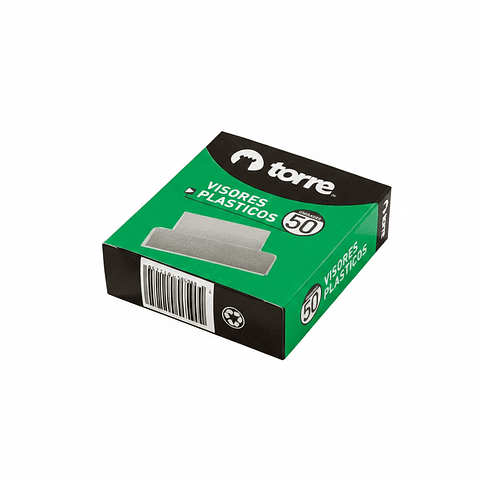 Visores Plásticos para Carpetas Colgantes Torre | Pack 50 Unid.