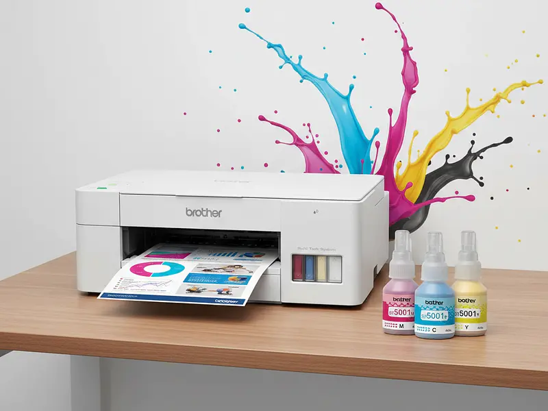Tinta Brother BT5001: Guía de costos y compatibilidad para oficinas.