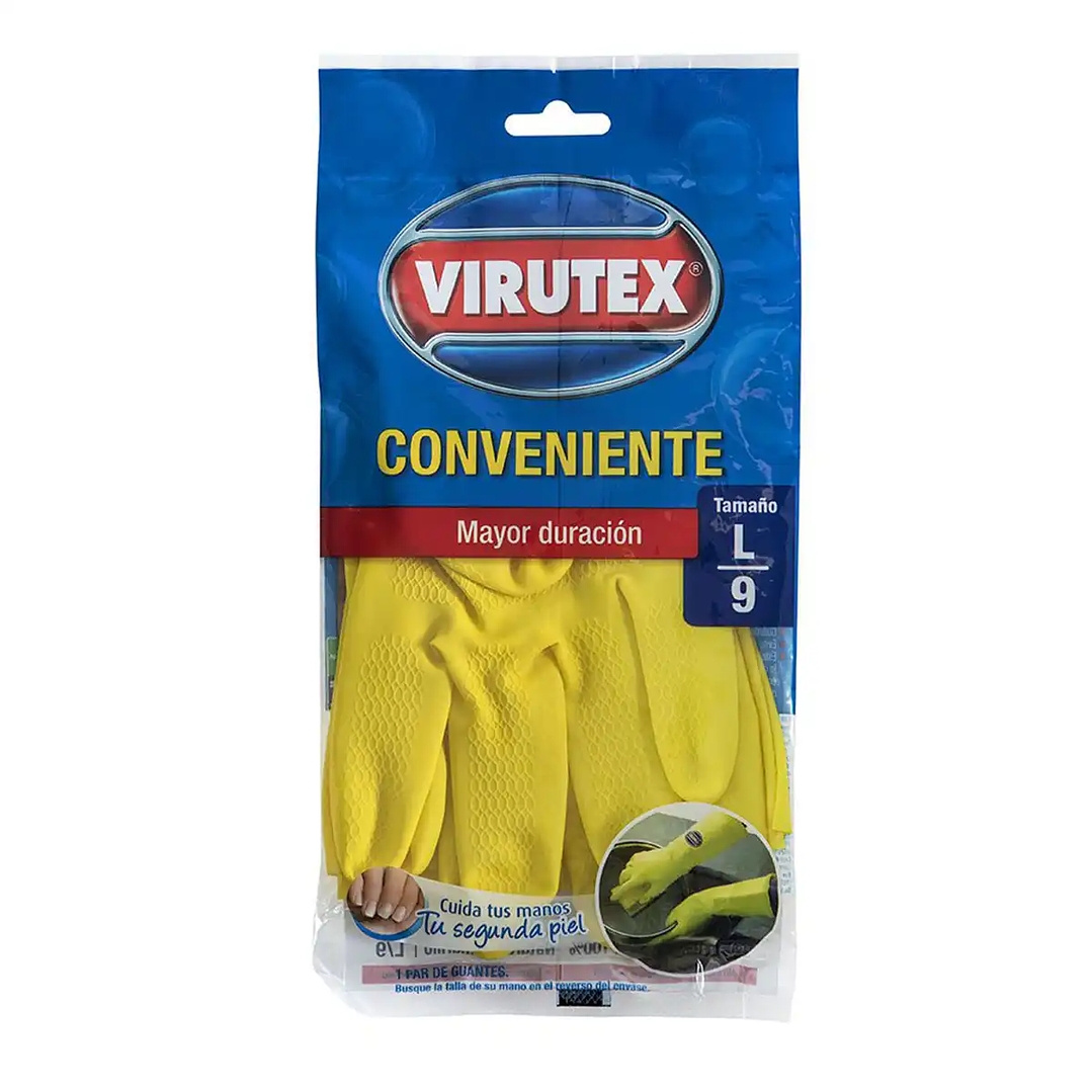 Guantes Virutex Amarillos Resistencia y Protección Multiuso 1