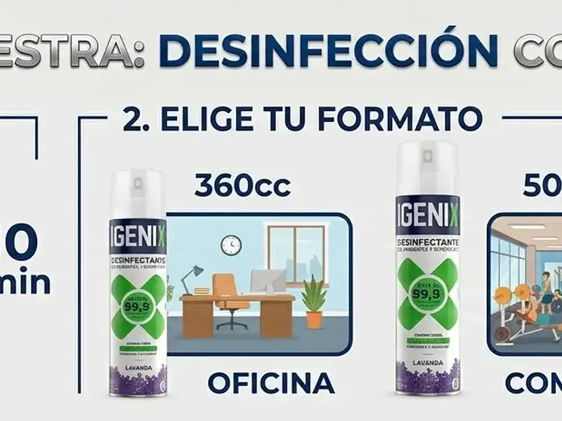 Igenix Aerosol: Guía Técnica para una Desinfección de Superficies Sin Errores